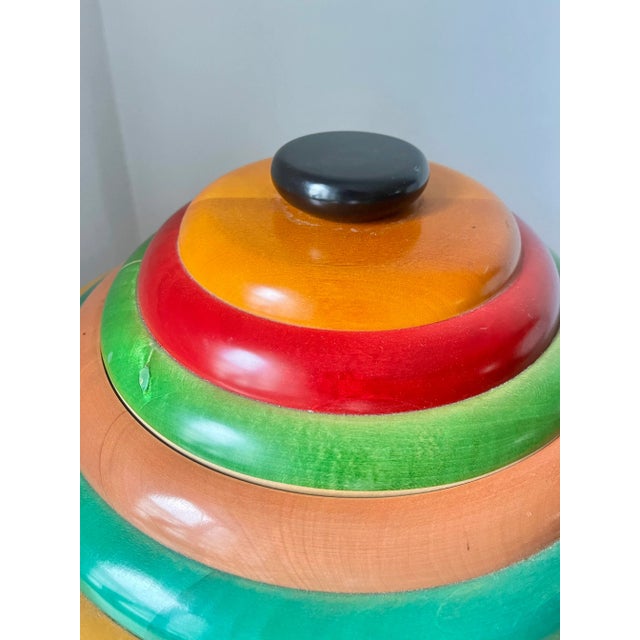Vintage Wooden Centerpiece Box by Pietro Manzoni, Italy, 1970s For Sale - Image 9 of 12