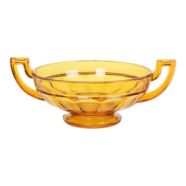 Glass Art Deco Noémie Fruit Bowl Luxval from Val Saint Lambert, 1935 For Sale - Image 7 of 17