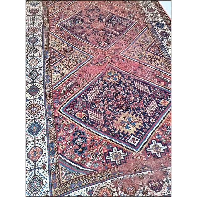 Textile Distressed Antique Persian Tribal Runner/Gallery Rug. For Sale - Image 7 of 18