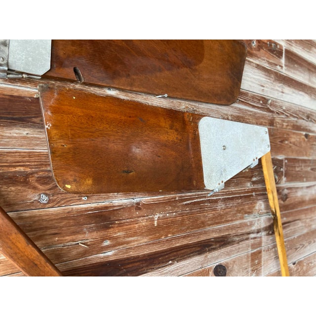 Wood 1950s Nautical Wall Art Ship Rutters - a Pair For Sale - Image 7 of 12