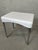 Silver Vintage Italian Stool, 1970s For Sale - Image 8 of 8
