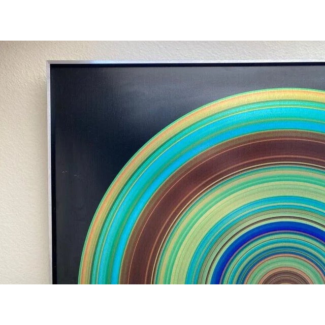 Victor Vasarely 2010s Aluminum Op Art Print on Aluminum by Michael Piquette For Sale - Image 4 of 13