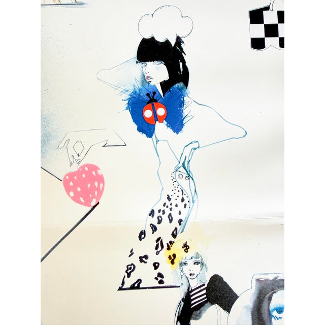 Julie Verhoeven Limited Edition Poster by Jaeger British Fashion Illustration for Boutique, 2010 For Sale - Image 4 of 18