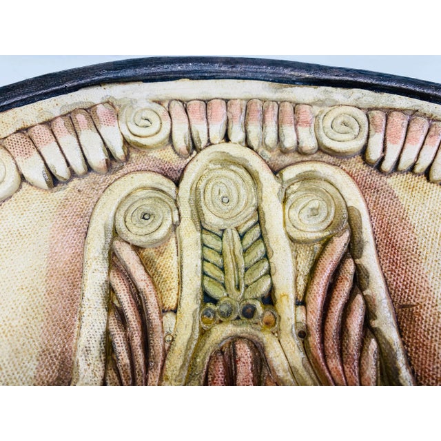 Mediterranean Unusual Handmade Mediterranean Inspired Decorative Pottery Bowl. For Sale - Image 3 of 9