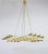 Gold Austrian Brass Chandelier from Rupert Nikoll, 1950s For Sale - Image 8 of 11