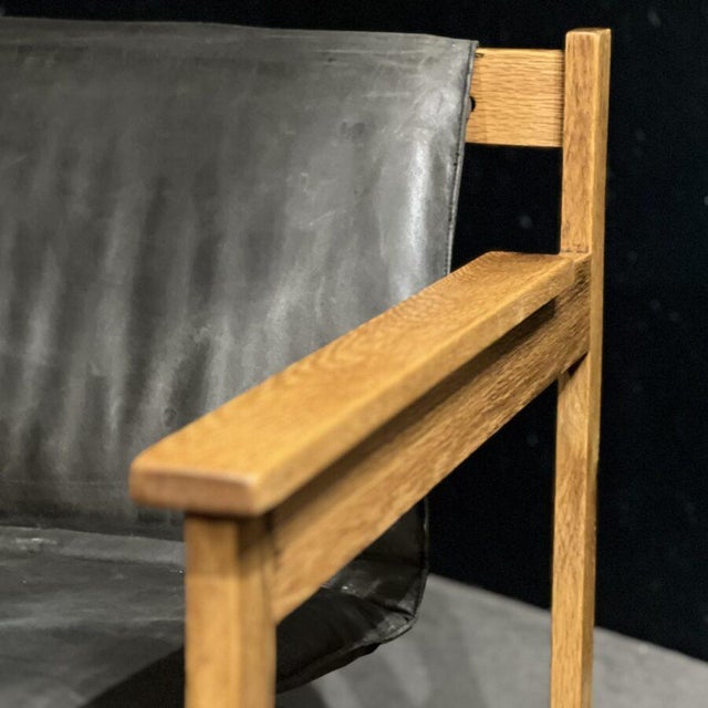 Oak Armchair attributed to Sergio Ramírez For Sale - Image 12 of 13