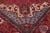 Shabby Chic Vintage Tabriz Red/Blue Wool Rug - 9'8'' X 13'0'' For Sale - Image 3 of 10