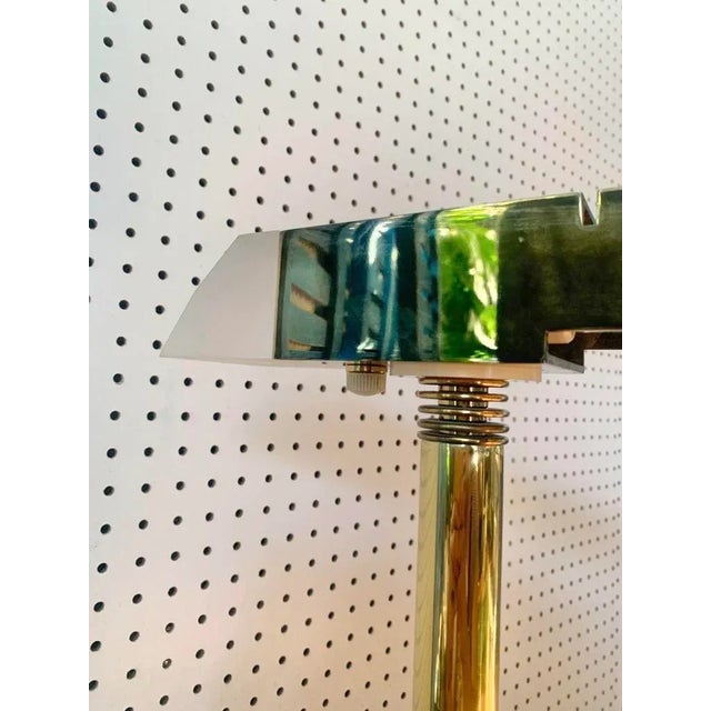 Brass and Lucite Floor Lamp For Sale - Image 11 of 12