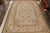Traditional Rug & Kilim’s Aubusson Style Flat Weave in Beige, Brown and Pink Floral Pattern For Sale - Image 3 of 8