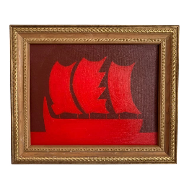 Contemporary Impressionist Style Seascape Painting on Canvas, Framed For Sale