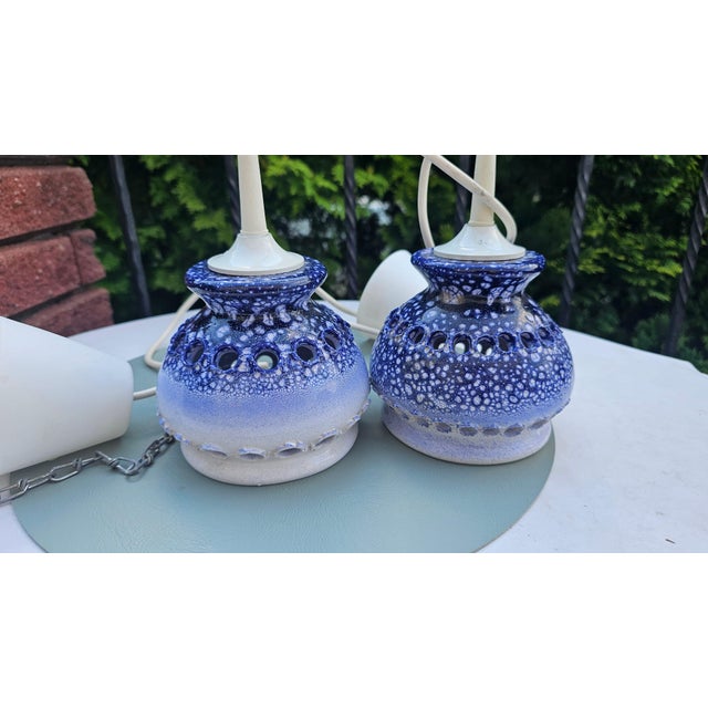 Vintage Ceramic Chandelier by Jette Helleroe for Axella, 1970s For Sale - Image 11 of 13