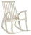 White Daniel Rocking Chair in Whitewash For Sale - Image 8 of 8