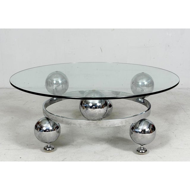 Vintage Space Age Coffee Table, Germany, 1970s For Sale - Image 4 of 12