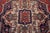Tribal 1890s Red Rust Medallion Antique Persian Serapi Rug 12'3" X 15'10" Handknotted Wool Carpet For Sale - Image 3 of 6
