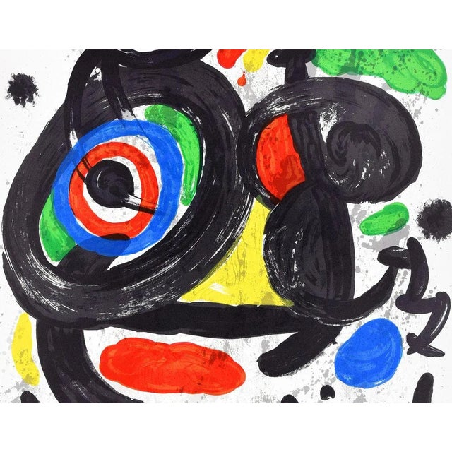 Mirò Exhibition Poster is an original offset print realized for the sculptures' exhibition of the surrealist artist Joan...