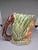 Vintage 80s Majolica Jug Pitcher Vase