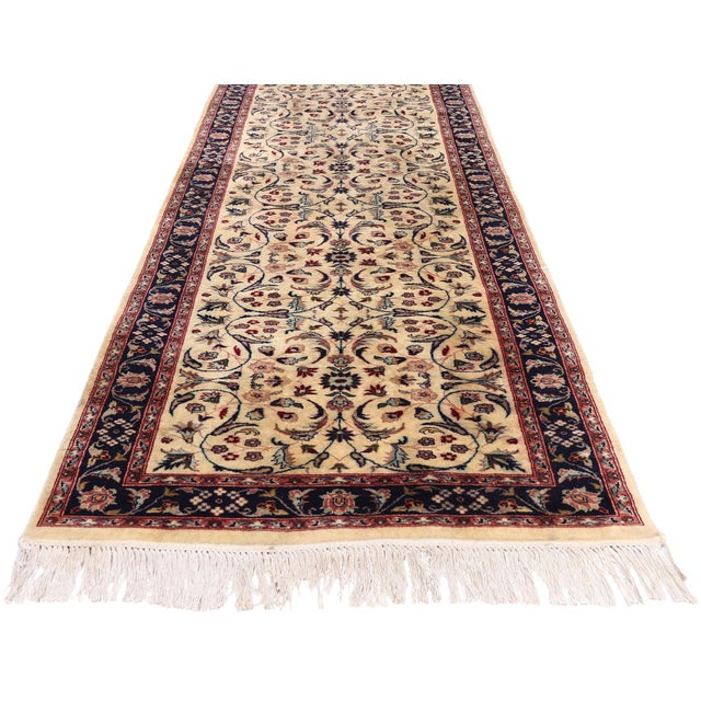 Vintage Chinese Tabriz Rug Runner, 02'06 X 19'09 For Sale - Image 4 of 12