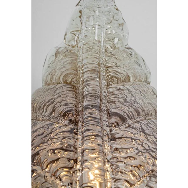 Large Murano Glass Wall Sconce by Hillebrand, Germany, 1970s For Sale - Image 6 of 11