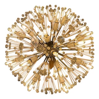 Emil Stejnar Snowflake Flush Mount For Sale