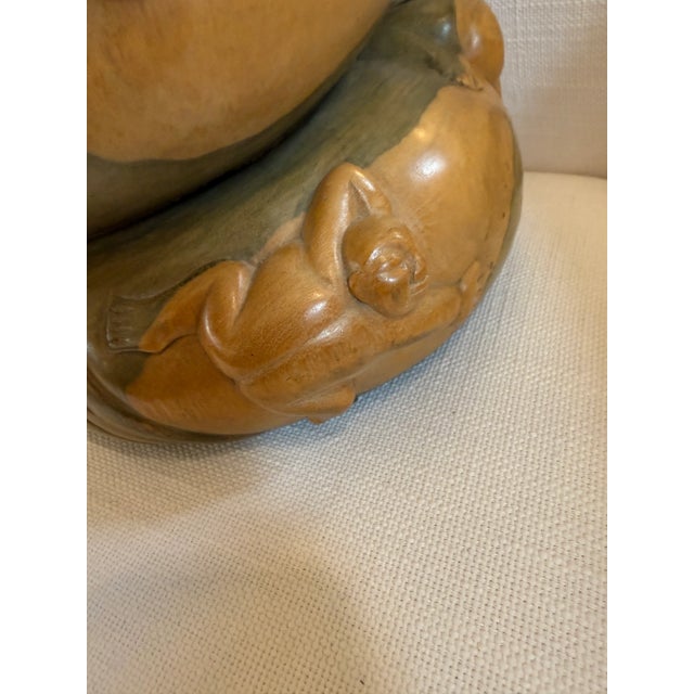 Antique Japanese Carved Boxwood Fertility Sculpture For Sale - Image 11 of 12