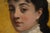 Alexandre Serres, Young Woman, 1888, Oil Painting on Canvas, Framed For Sale - Image 4 of 11