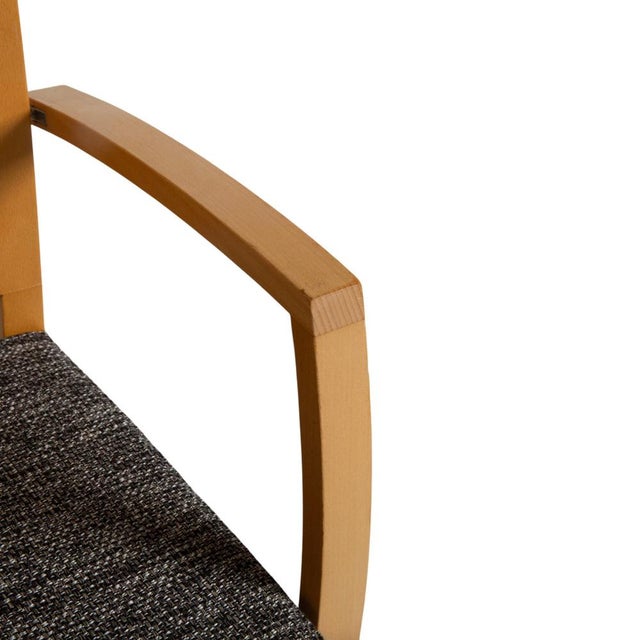 Fabric and Wood Chairs from Thonet, Set of 6 For Sale - Image 5 of 18