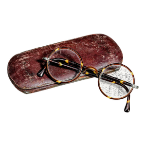 Charming 1920s Antique Patterned Eyeglasses Spectacles Home Decor Prop