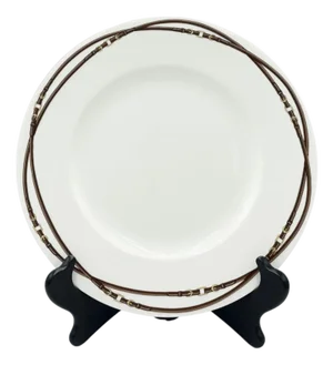Ralph Lauren Bromley Equestrian Horsebit Bone China Plate 11"d
