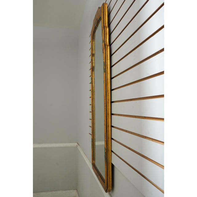 Age: Approx: 30 Years Old Details: Beveled Glass High Quality Construction Large Impressive Mirror Hand Painted Stunning...