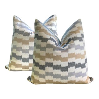 Contemporary Mid Century Style Pillows - a Pair For Sale