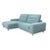 Hope Corner Sofa in Blue Green Fabric from Ewald Schillig For Sale - Image 4 of 18