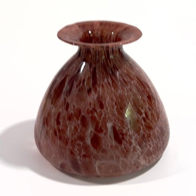 Tawny Textural Artisanal Glass Vessel Curation, Made in Italy - Group of 3 For Sale - Image 12 of 17