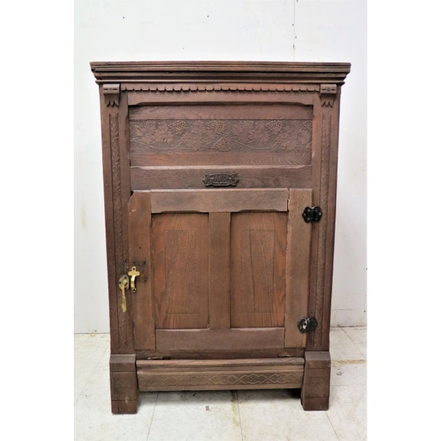 Antique Beldings New Perfection Ice Box For Sale - Image 13 of 13