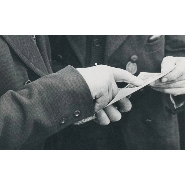 Gentlemen, Italy, 1950s, Black & White Photograph For Sale - Image 3 of 5