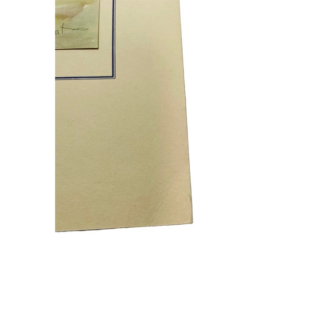 Blue Gordon Grant Nautical Maritime Ship Watercolor Matted Prints-Set of 5 For Sale - Image 8 of 9