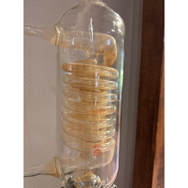 Modern Lamp Resembling a Blown Glass Scientific Tube, 1930s For Sale - Image 3 of 8