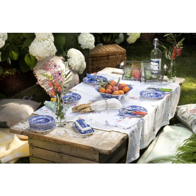 Spode Spode Blue Italian Salad Plate 7" - Set of 4 For Sale - Image 4 of 5