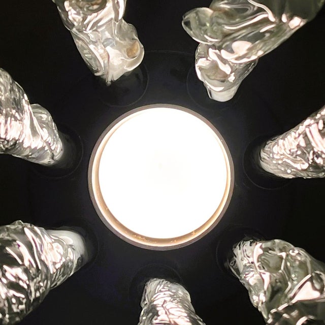 This extraordinary 'Excalibur' floor lamp is an icon of space-age Italian design, created by renowned masters Ettore...