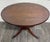 Vintage Duncan Phyfe Style Mahogany Lyre Pedestal Base Accent Table For Sale - Image 15 of 16