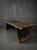 Wood Large Rustic Brutalist Dining Table in Wood For Sale - Image 7 of 7