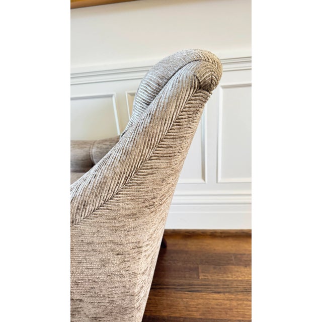 Hickory Chair Furniture Company Marler Tufted Chair From Hickory Chair - Pair For Sale - Image 4 of 10