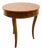 Round Wooden Table with Drawer For Sale