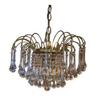 Mid-Century Modern Hollywood Regency Chandelier For Sale