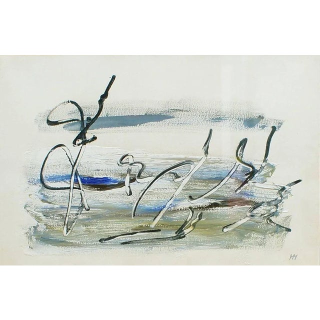 Hand signed lower right. Oil and mixed media on cardboard. Authenticity by the Parisian Gallery Baudoin Lebon. Published...