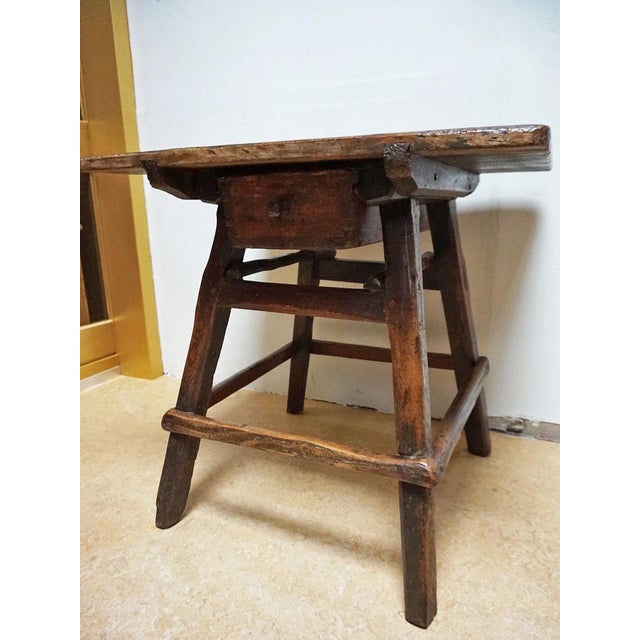 Small Antique Merchant Table, 1900s For Sale - Image 12 of 18