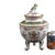 French Chinoiserie Armorial Porcelain Vase and Cover from Samson Paris, 1880s For Sale - Image 14 of 15