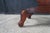 1970s 2 Victorian Revival Cherry Marble Top Lyre Harp Hall Entry Parlor Console Tables For Sale - Image 13 of 13