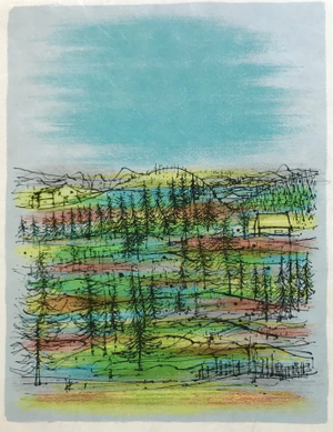Jean Carzou Original Lithograph 11 Mourlot 1962