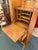 Victorian Victorian Carved Oak Wood Side by Side Secretary Desk & Bookcase, Antique For Sale - Image 3 of 12
