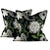 Textile Premier Prints MM Designs Black Cream & Green Botanical Floral Leaf Leaves Paisley Pillow Covers- a Pair For Sale - Image 7 of 7